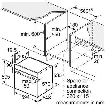 Духова шафа електрична Bosch HUA736EA0T: 5
