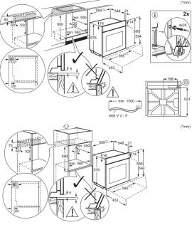 Духова шафа електрична Electrolux LOD8C39Z: 2