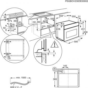 Вбудована мікрохвильова піч Electrolux EVM8E09X: 2