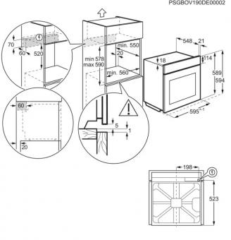 Духова шафа електрична Electrolux LOD8P39Z: 4