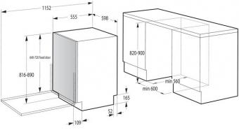 Вбудована посудомийна машина Gorenje GV673D63: 7