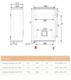 Водонагрівач Atlantic Vertigo Steatite WI-FI 50 ES-MP0402F220-S WD (2250W) silver: 5