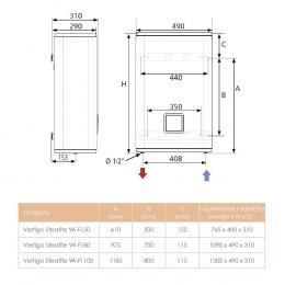 Водонагрівач Atlantic Vertigo Steatite WI-FI 80 ES-MP0652F220-S WD (2250W) silver: 5