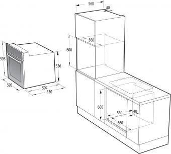 Духова шафа електрична Gorenje BO635E1B: 5
