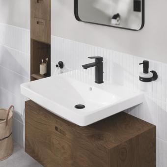 Змішувач для умивальника GROHE Cubeo, однорычажный, М-SiZE, черный матовый 1017552430: 2