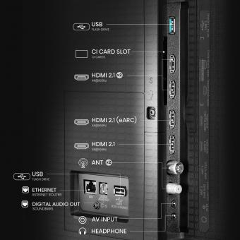 Телевізор Hisense 55U7Q PRO: 3
