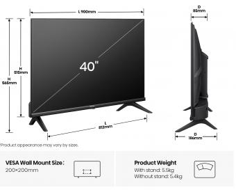 Телевізор Hisense 40A4Q: 5