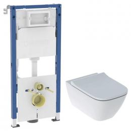 Комплект інсталяції GEBERIT DUOFIX 4в1 458.126.00.2 + унітаз GEBERIT SMYLE SQUARE Rimfre 500.683.00.2 з сид.: 1