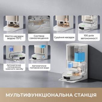 Робот-пилосос миючий Dreame Bot L50 Pro Ultra White (RLL84CE): 7