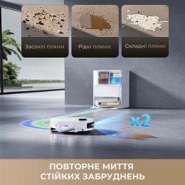 Робот-пилосос миючий Dreame Aqua 10 Ultra Track Complete White (RLR81CE-1-WH): 6