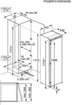Вбудований холодильник Electrolux ERD6DE18S4: 4