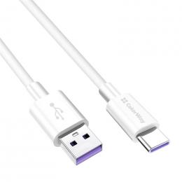 Кабель ColorWay USB-USB Type-C (M/M), 5.0А, 1 м, White (CW-CBUC019-WH): 2