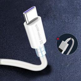 Кабель ColorWay USB-USB Type-C (M/M), 5.0А, 1 м, White (CW-CBUC019-WH): 6