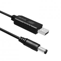 Кабель ColorWay для роутера 9V (USB-DC 5.5х2.5mm) 1 м, Black (CW-CBUD066-BK): 4