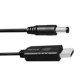 Кабель ColorWay для роутера 9V (USB-DC 5.5х2.5mm) 1 м, Black (CW-CBUD066-BK): 2