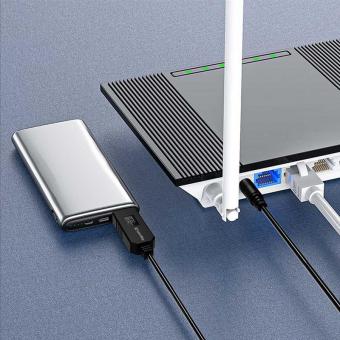 Кабель ColorWay для роутера 9V (USB-DC 5.5х2.5mm) 1 м, Black (CW-CBUD066-BK): 6