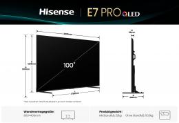 Телевізор Hisense 100E7Q PRO: 3