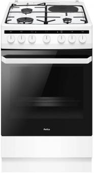 Плита комбінована AMICA 58ME4.38HZPMS(W) ECO: 1