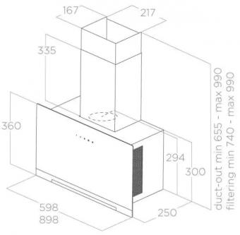 Кухонна витяжка Elica APLOMB BL/A/60: 5