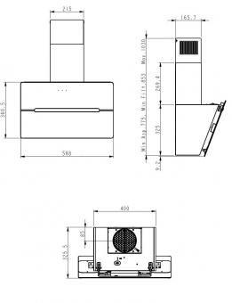 Кухонна витяжка Elica LIXA WH/A/60: 6