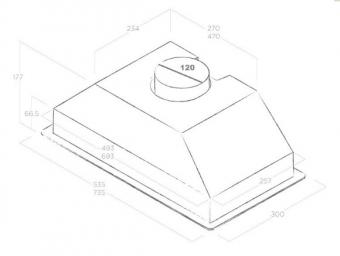 Кухонна витяжка Elica CT17 C BL/A/52: 6