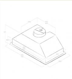 Кухонна витяжка Elica CT17 GR/A/72: 2