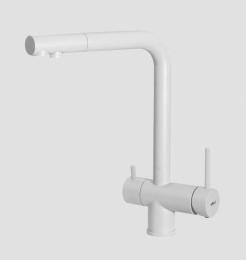 Змішувач для кухні ELLECI TOURMALINE T01 white 96: 1