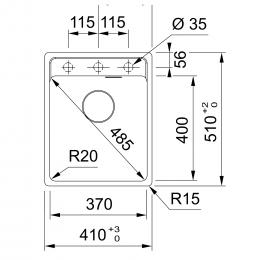Мийка FRANKE MRG 610-37 TL онікс 114.0668.861: 2