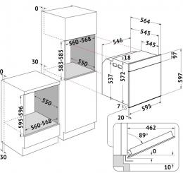 Духова шафа електрична WHIRLPOOL WOI78PT1SBA: 7