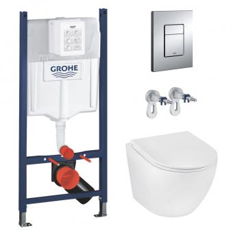 Комплект інсталяція GROHE RAPID SL  38772001 + унітаз Kroner Harz TORNADO 3884966KH493736: 1