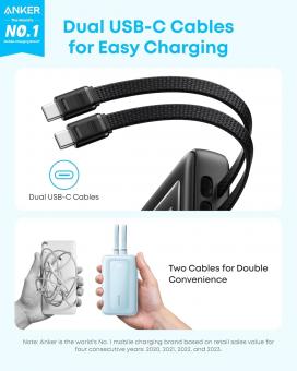 Універсальна мобільна батарея Anker Zolo 20000 mAh 45W Black (A1681H12): 2