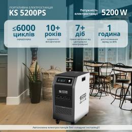Портативна електростанція Konner&Sohnen KS 5200PS-NEW: 2