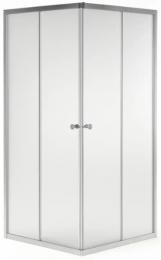 Душова кабіна без піддона KO&PO 800х800х1930 профіль сатин, матове скло 7006 (80) C14790: 1