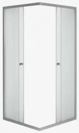 Душова кабіна без піддона KO&PO 800х800х1930 профіль сатин, матове скло 7006 (80) C14790: 3