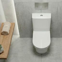 Унітаз компакт RAVAK WC CONCEPT CLASSIC Combi RimOff з сидінням RKUM100007: 3