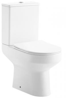 Унітаз компакт RAVAK WC CONCEPT CLASSIC Combi RimOff з сидінням RKUM100007: 1