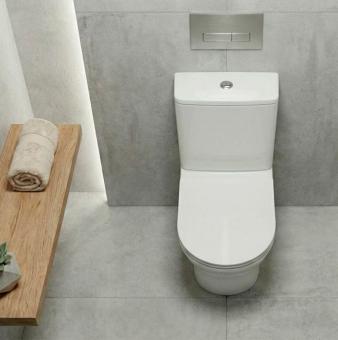 Унітаз компакт RAVAK WC CONCEPT CLASSIC Combi RimOff з сидінням RKUM100007: 3