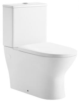 Унітаз компакт RAVAK WC CONCEPT PRO Combi RimOff з сидінням RKUM100008: 1