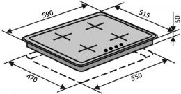 Варильна поверхня газова VENTOLUX HG L7G CEST (WH): 5