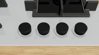 Варильна поверхня газова Bosch PNK6B2P41R: 2