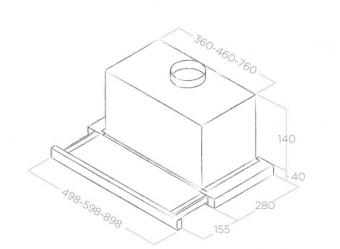 Кухонна витяжка Elica TT14 LUX WH/A/50: 7