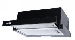 Витяжка VENTOLUX GARDA 50 BK (700) LED 2S: 1
