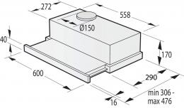 Витяжка Gorenje TH60E3B: 3