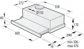 Витяжка Gorenje TH60E3B: 3