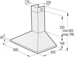 Витяжка Gorenje WHC629E4W: 3