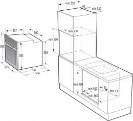 Духова шафа електрична Gorenje BPS6747A06BG: 5