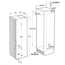 Вбудований холодильник HISENSE RB3B250SAWE: 7