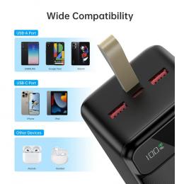 Універсальна мобільна батарея Choetech PD22.5W Digital PB 40000mAh (B731): 4