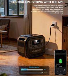 Зарядна станція Choetech 2500W PS (BS064): 4