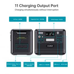Зарядна станція Choetech 2400W PS Wifi+Bt (BS008-BQB): 5